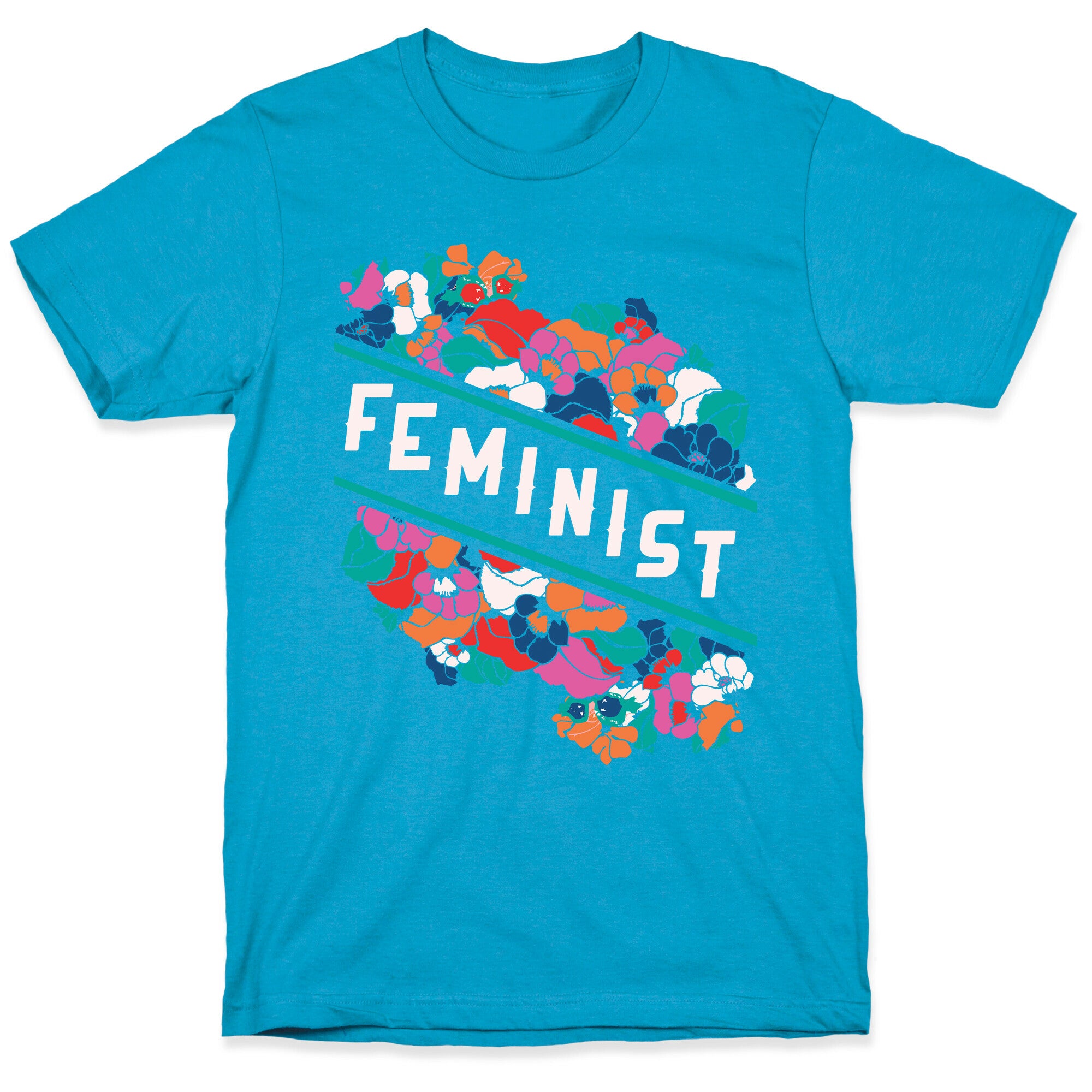 Feminist Floral Unisex Triblend Tee